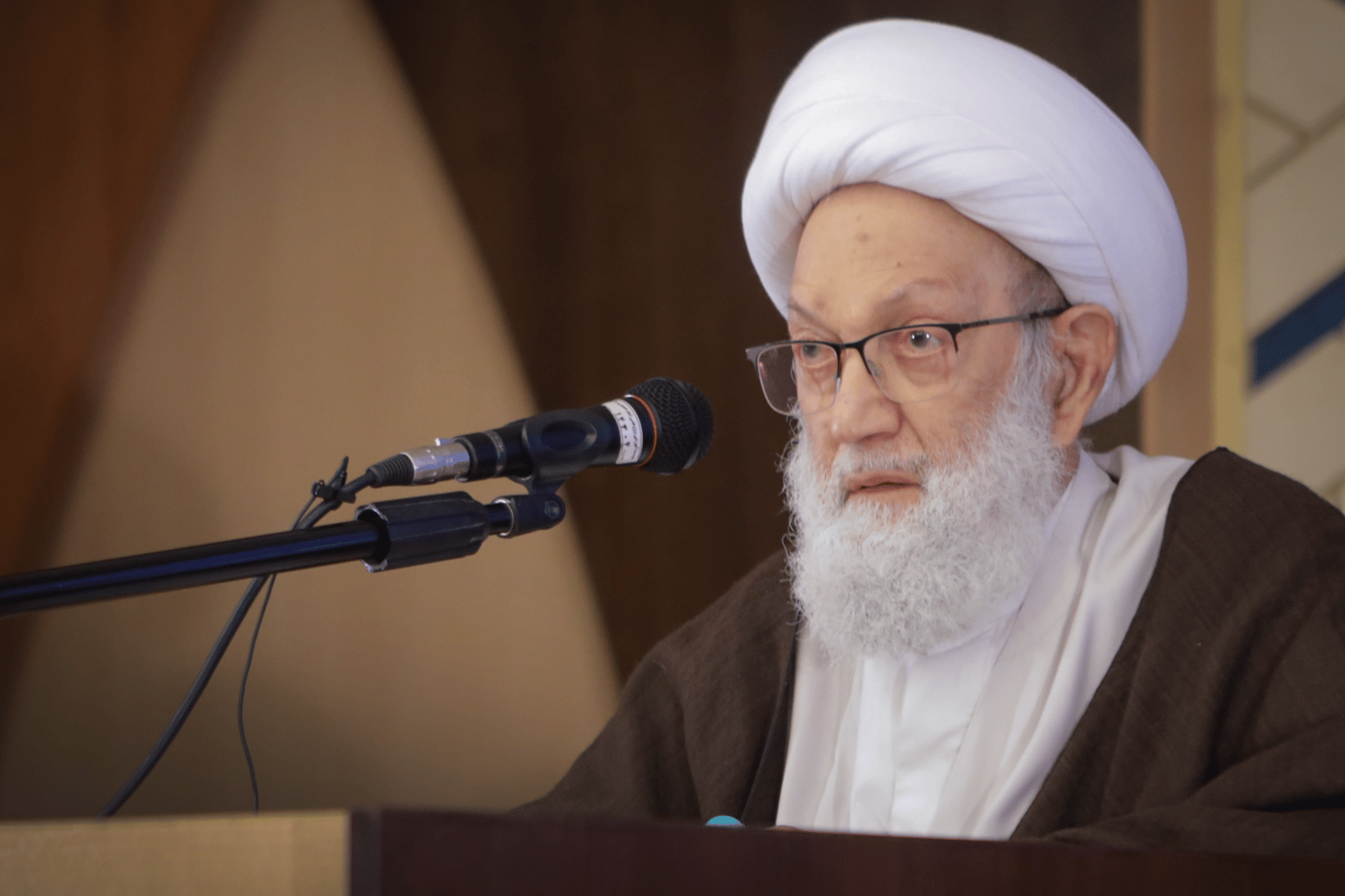 تغطية مصورة : كلمة سماحة آية الله قاسم في الملتقى التعريفي بفكر الراحل آية الله اليزدي - 2021