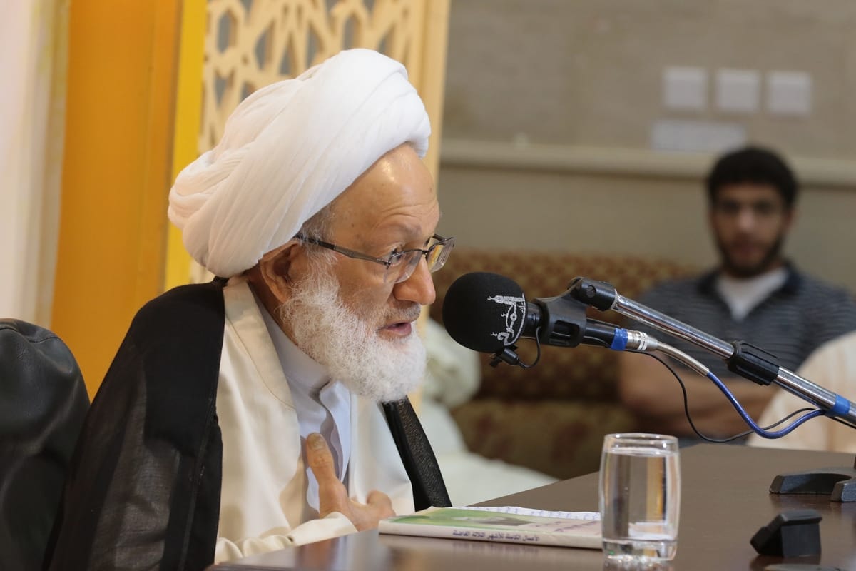 تغطية مصورة : كلمة سماحة آية الله قاسم بمأتم المرخ بعنوان “شهر الله .. ربيع الروح”